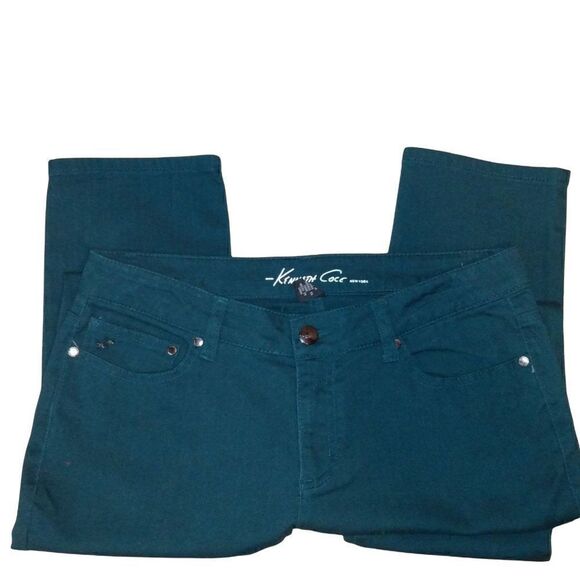 Kenneth Cole Sz 30 Green Jeans - Picture 1 of 12